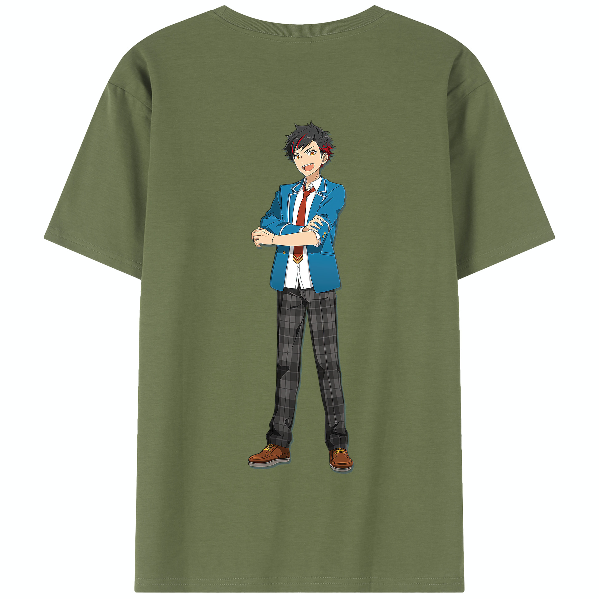 （画像用） あんさんぶるスターズ! Ensemble Stars 綿100％半袖Tシャツ（背面プリント）
